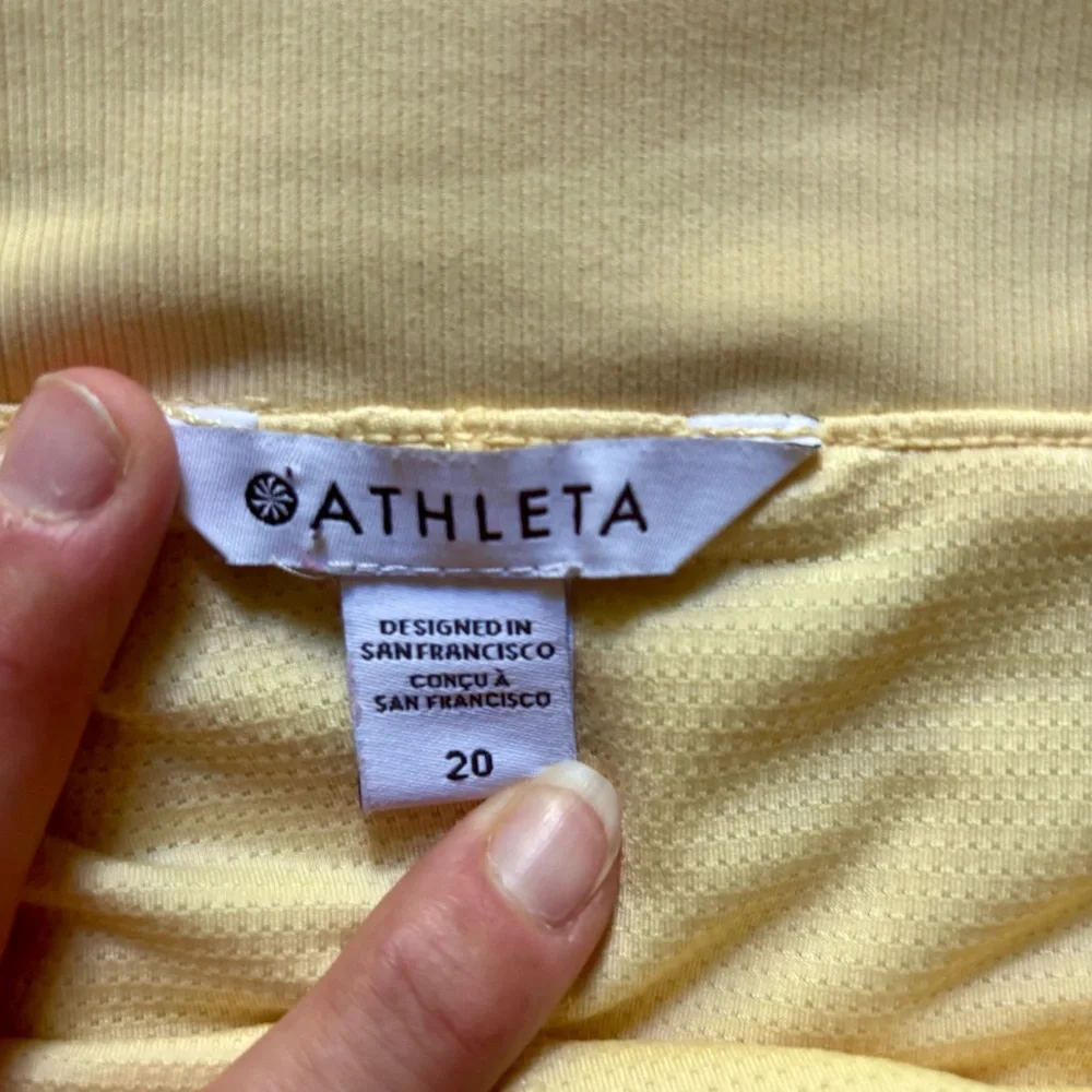 Athleta‎ Brooklyn Butter Yellow Tennis Skort Womens 20 Pickleball Activewear Gym